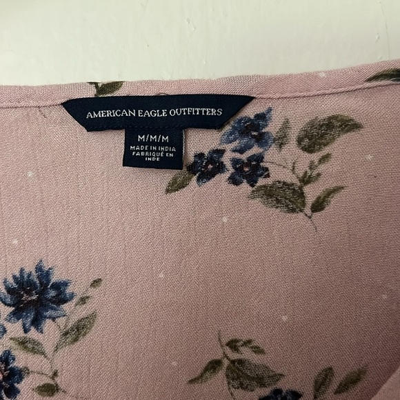 american eagle pink long sleeve size: M - Picture 4 of 7